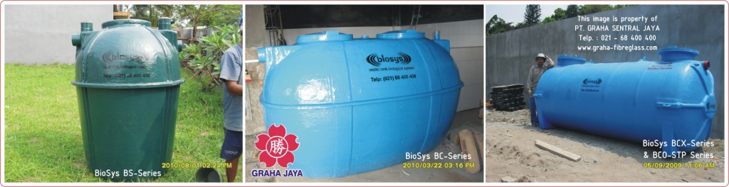 Septic Tank BioSys Tipe BS-Green Series, Tipe BC-Series, Tipe BCX-Series